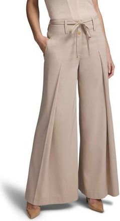 Nic+Zoe Milan Tie Waist Wide Leg Pants in Chamois at Nordstrom Rack, Size 18 (Similar To 14W)