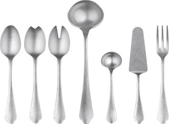 Mepra Dolce Vita Serving Set - 7 Pieces in Pewter Silver at Nordstrom