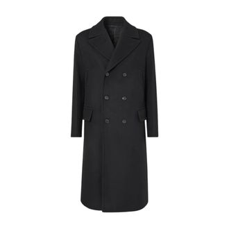 Fendi Jassen, Heren, Zwart, L, Wol, Coat DB