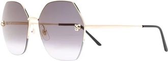 Cartier Panth&egrave;re Zonnebrillen - Dames - Zonnebrillen - Geel - 62 MM - Nylon - Accessoires