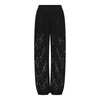 Bruuns Bazaar Pantaloni LacioBBLace - - Trousers - Donna - Nero - XL