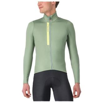 Castelli Entrata Thermal Jersey Velotrikot f&uuml;r Herren | gr&uuml;n