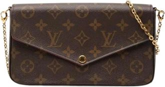 Louis Vuitton Pre-owned Cross Body Bags, female, Brown, Size: ONE SIZE Pre-owned Pochette Felicie