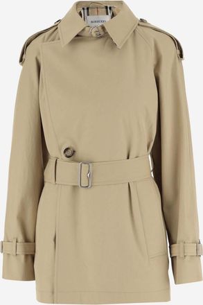 Burberry Beige Gabardine Trench coat