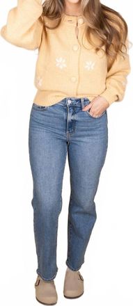 Bibi Darlin Daisy Knit Cardigan In Light Caramel