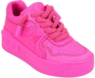 Valentino Womens Leather One Stud Xl Sneaker (Authentic Pre-Loved)