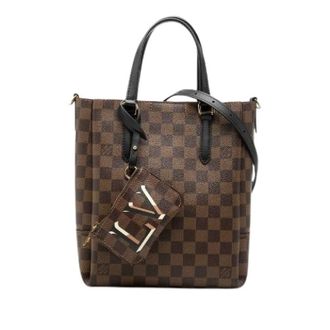 Louis Vuitton Pre-owned Belmont NV BB Damier Handbag - Pre-owned - Mujer - Marr&oacute;n - ONE SIZE