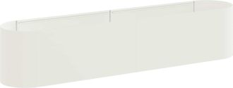 vidaXL Cama De Jard&iacute;n Elevada Blanco 200 X 40 X 40 Cm Vidaxl