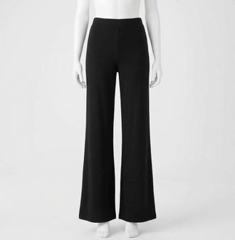 Spanx Airessentials Wide Leg Trackpant In Black