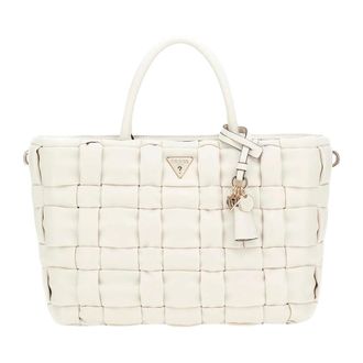 Guess Handbags, female, White, Size: ONE SIZE Marion Woven Handbag