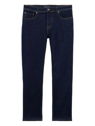 Brooks Brothers Jeans in cotone con cinque tasche - Blu