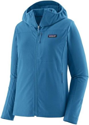 Patagonia R1 Crossstrata Hoody Softshelljacke f&uuml;r Damen | blau
