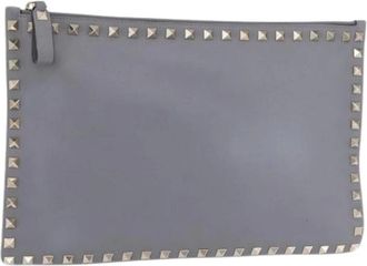 Valentino Borsa Clutch Vintage Pre-owned - - Pre-owned - Donna - Grigio - ONE SIZE
