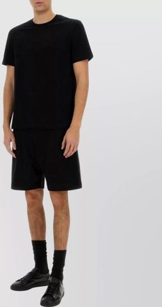 Helmut Lang raised logo crew neck t-shirt