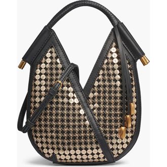 DKNY Baldwin Sequins Micro Crossbody in Black/sequin Gold at Nordstrom