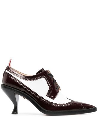 Thom Browne Brogues met bewerkte hak - Rood