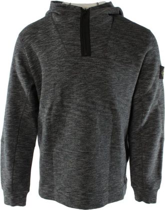 Stone Island Sweater - Heren - Hoodies - Grijs - M - Katoen - Hoodies & sweatvesten