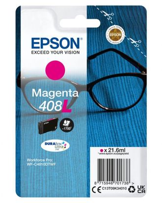 Epson 408l Original Durabrite Ultra Cartucho De Tinta Magenta