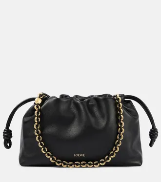 Loewe Flamenco Medium leather clutch