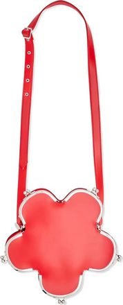 Comme Des Gar&ccedil;ons Crossbodytas met bloemvorm - Rood