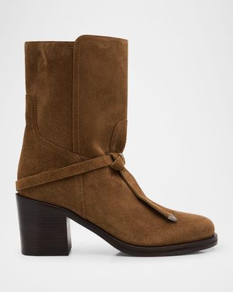 Brunello Cucinelli City Suede Ankle Boots