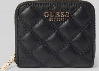Guess Portemonnaie mit Label-Detail Modell GIULLY in Black, Größe 1