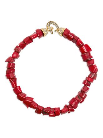 Timeless Pearly Collana con perline - Rosso
