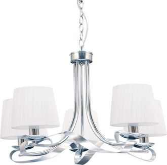 Fabrilamp Lámpara de Techo cleveland 5xE27 Cromo/Blanco