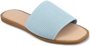 Journee Collection Prisilla Slide Sandal in Blue at Nordstrom Rack, Size 7.5