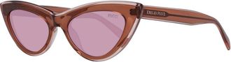 Emilio Pucci Emilio Pucci Womens Cat Eye Sunglasses Ep 730s - Brown - One Size