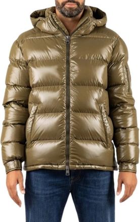 Herno Glanzend Effect Donsjack - Heren - Winterjassen - Groen - XL - Polyester - Jassen