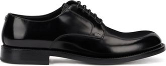 Dolce & Gabbana Mocas&iacute;n Derby en piel brillante - Shoes - Hombre - Negro - 41 EU