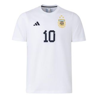 adidas Messi Name And Number Tee White IW3614