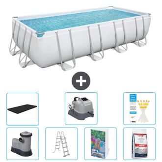 Bestway Piscina Bestway Power Steel Rectangular - 549x274x122 Cm - 8-piezas S649