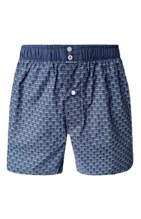 Arthur Le Club No. 008 Jockstrap - Mens Underwear Boxer Briefs - V Panel, Side Slits, Slipped Inside, Elasticated Waistband - 100% Cotton and Comfort, Marine