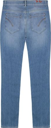 Dondup Mens Jeans George Dark Denim Cotton Skinny