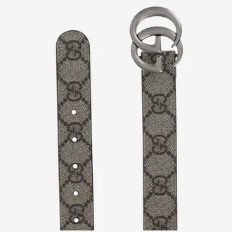 Gucci Boys Belt Canvas Beige & Braces