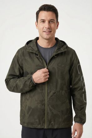 F.lli Campagnolo Regenjacke CMP, Herren, Gr. XXL, olive, schwarzer, Obermaterial: 100% Polyamid, Jacken Regenjacke, f&uuml;r Outdoor- und Sportaktivit&auml;ten, sportlicher Stil