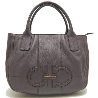 Ferragamo Pre-owned Handbags, female, Purple, Size: ONE SIZE Pre-owned Handbag