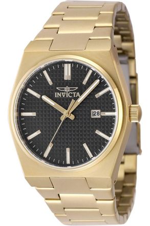 Invicta Speedway 48395 Heren Horloge - Quartz Uurwerk - Roestvrij Staal met zwarte Wijzerplaat - 40mm