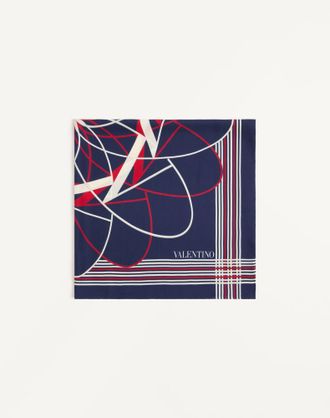 Valentino Garavani Le Fou de lArchive Silk Scarf from the Valentino Archive Wo