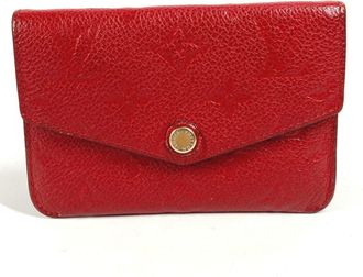 Louis Vuitton Cerise Red Color Monogram Empreinte Coin Purse/Coin Case (Pre-Owned)