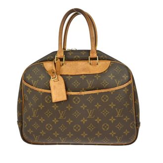 Louis Vuitton Deauville Handbag Monogram Canvas Brown Canvas Handbag (Pre-Owned)