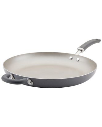 Rachael Ray Create Delicious Aluminum Nonstick Frying Pan With Helper Handle, 14.5In