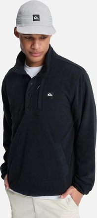 Quiksilver Mens Quiksilver Mens No Destination Micro Half Zip Fleece - Black - Size: 38
