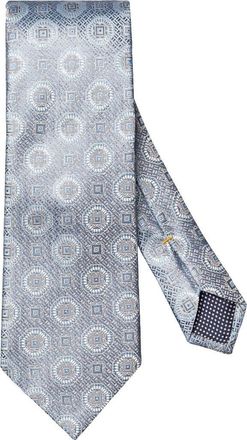 Eton Medallion Silk Tie in Light Blue at Nordstrom