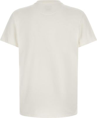 Fendi Embroidered Logo Cotton T-Shirt - White