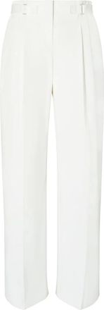 Tory Burch Pantaloni affusolati in twill cotone - Bianco