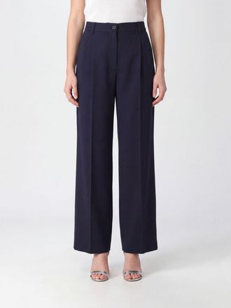 A.P.C. A. P.C. Pantaloni Ginny a vita alta e gamba larga in misto lana vergine