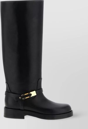 Elisabetta Franchi knee-high boots strap gold hardware